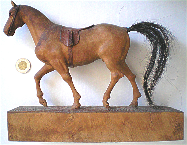 Mahogany Horse Left